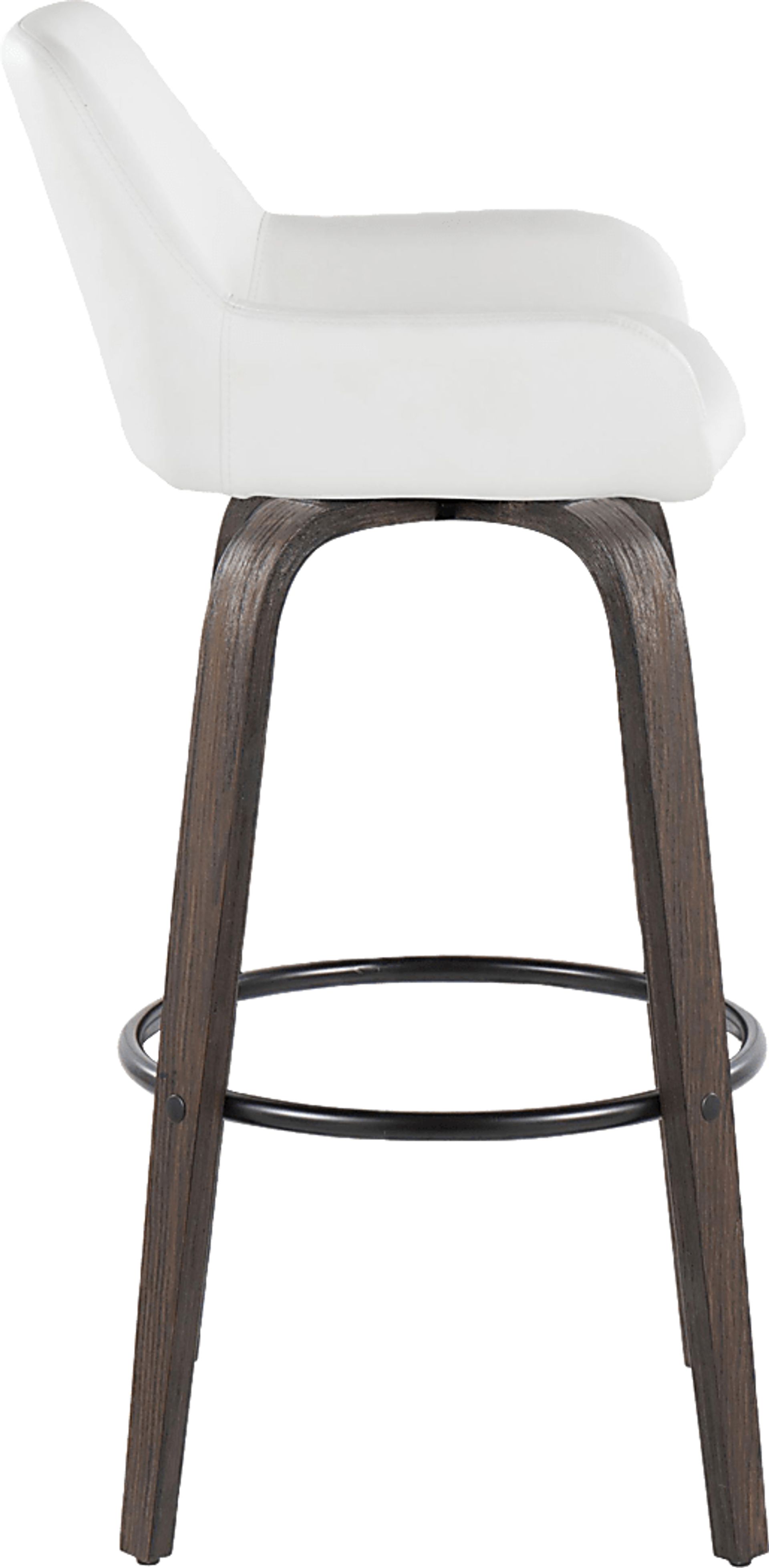 Rimcrest VII White Swivel Barstool, Set of 2 - Image 7