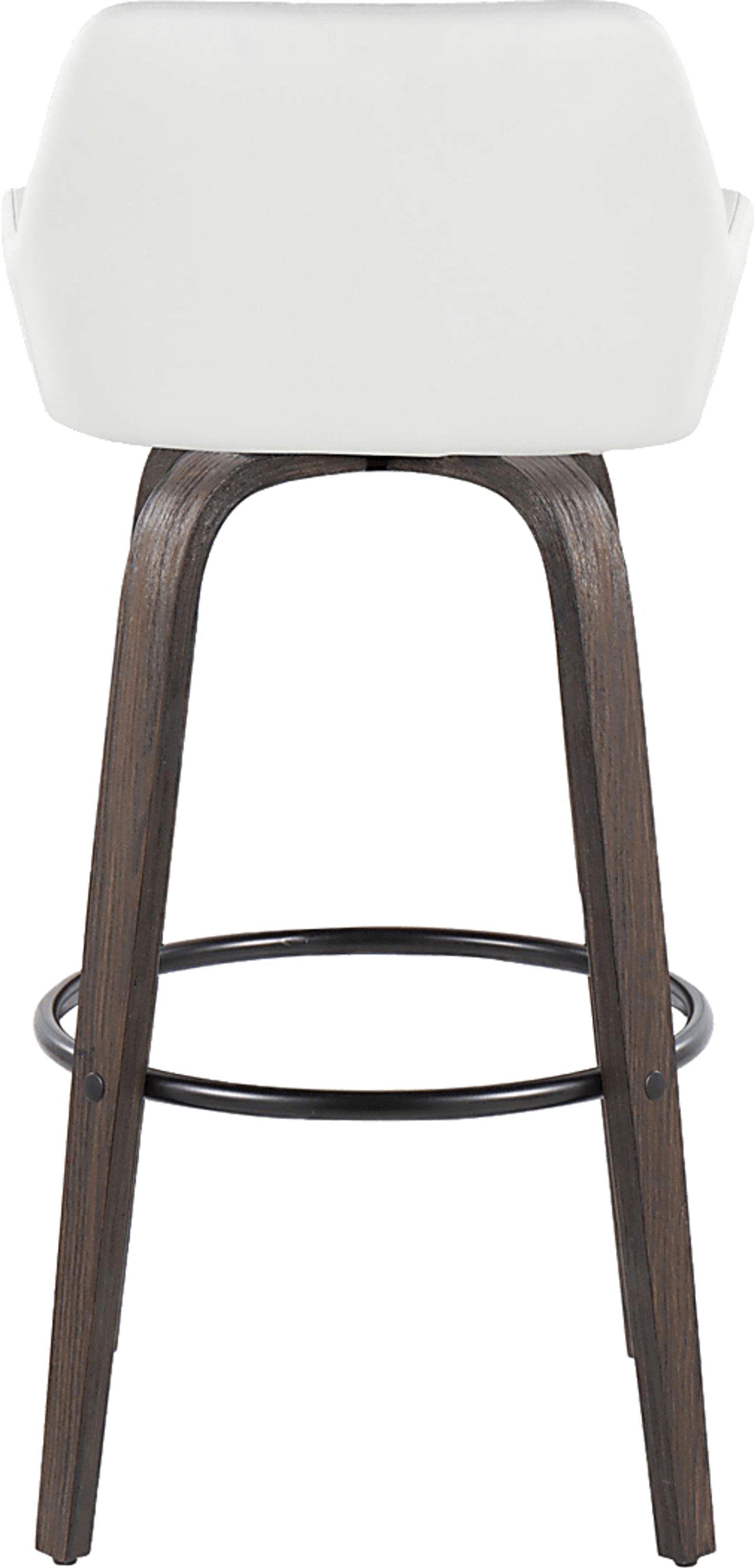 Rimcrest VII White Swivel Barstool, Set of 2 - Image 9