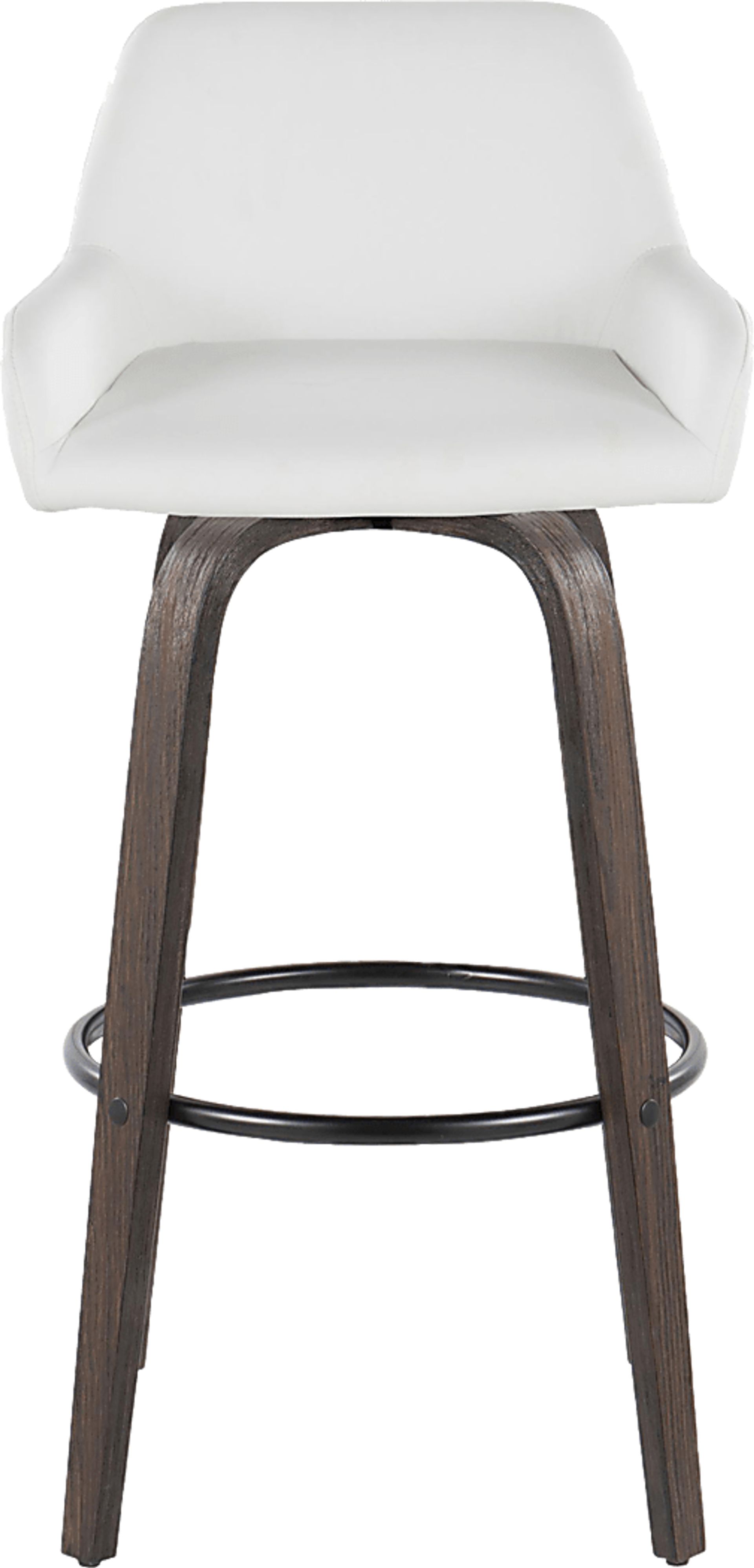 Rimcrest VII White Swivel Barstool, Set of 2 - Image 10