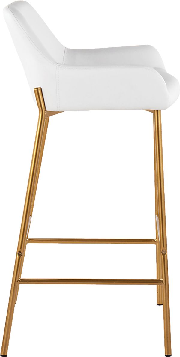 Rimcrest White Barstool Set of 2