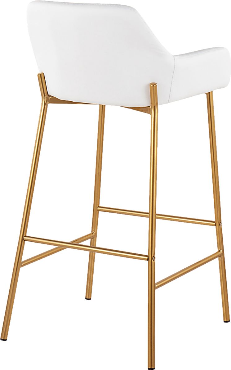 Rimcrest White Barstool Set of 2