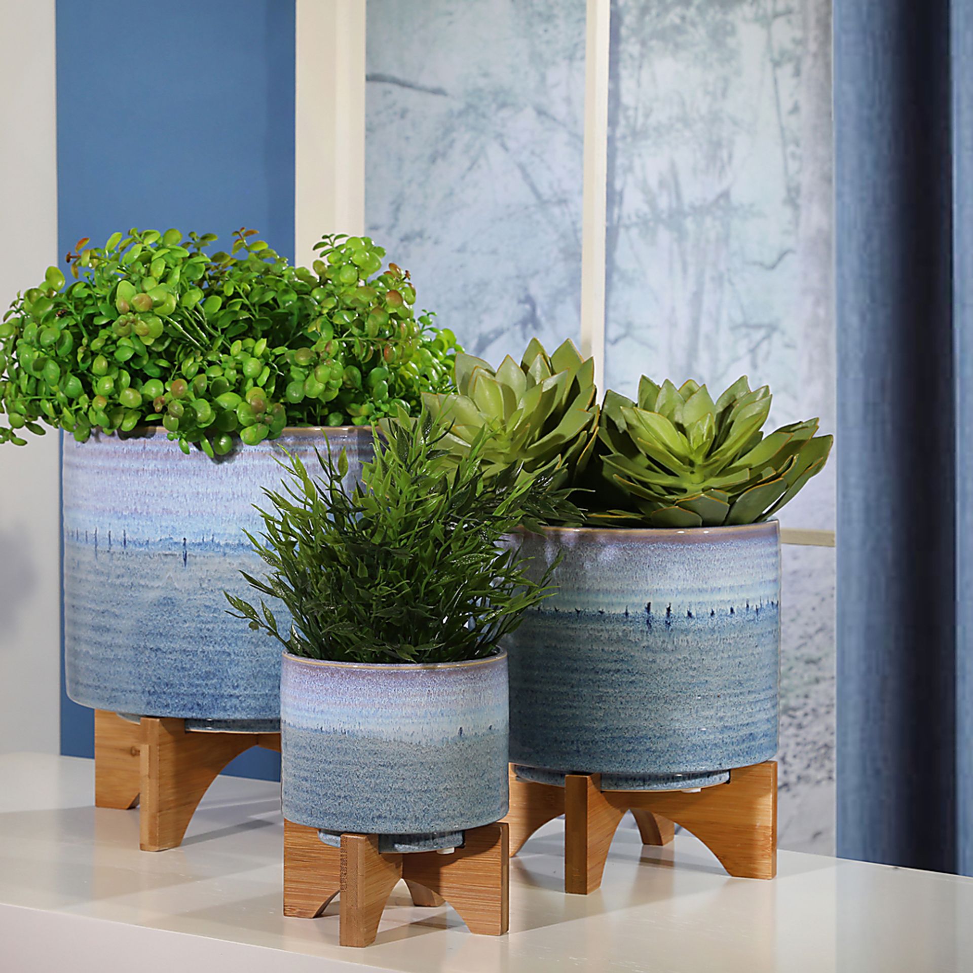 Rimdale Blue Planter - Image 9