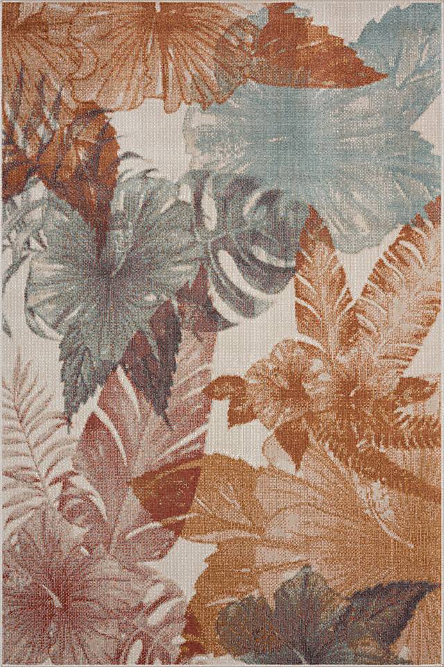 Rimdes Cream/Multi 5'3 x 7'10 Indoor/Outdoor Rug - Thumbnail - Image 1