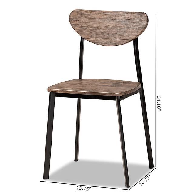 Rinearson Brown Side Chair, Set of 4 - Thumbnail - Image 8