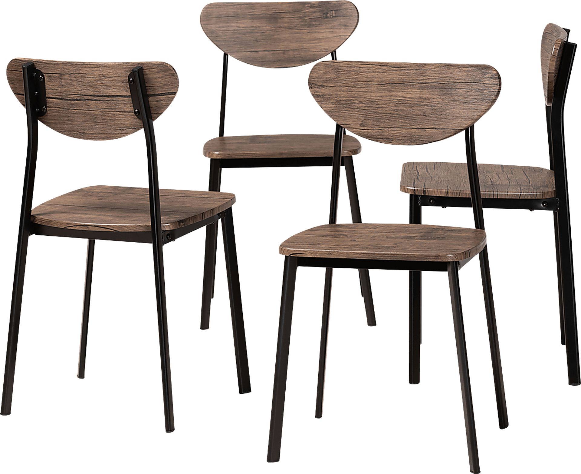 Rinearson Brown Side Chair, Set of 4 - Image 1