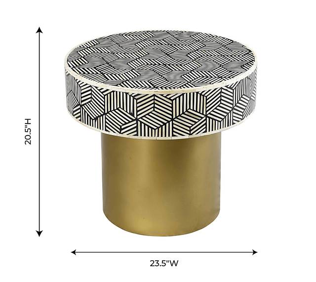 Rinella Black Accent Table - Thumbnail - Image 5