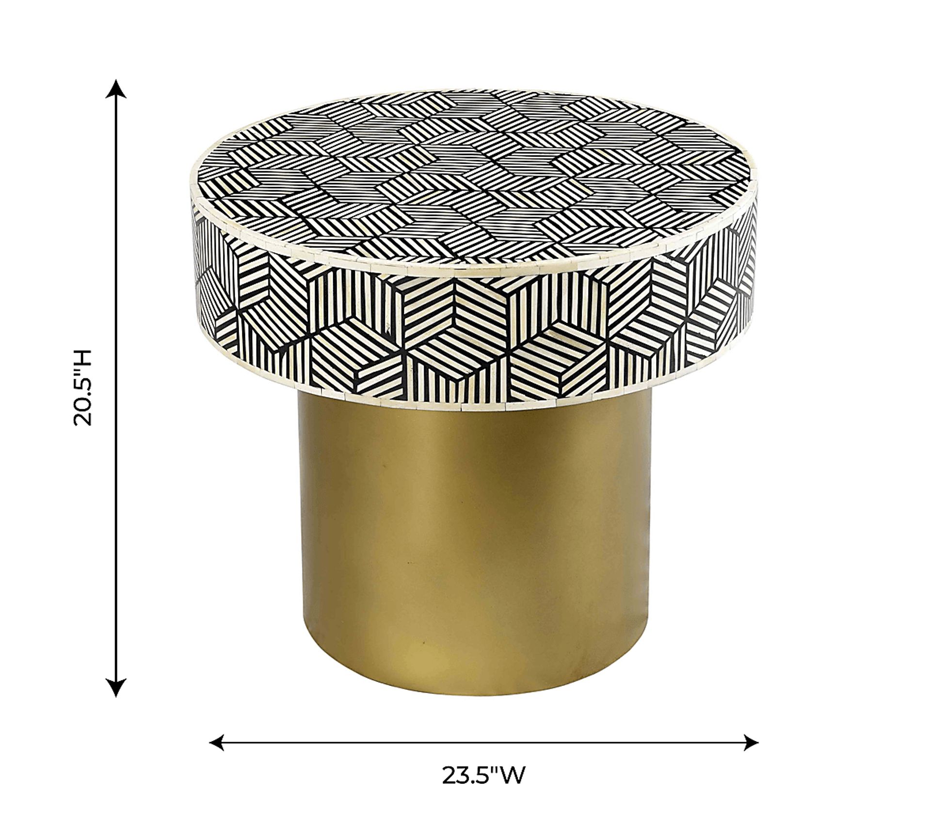 Rinella Black Accent Table - Image 5