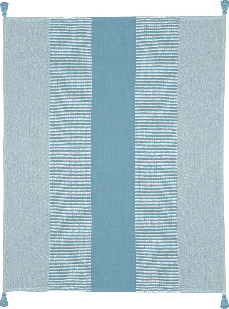 Ringdover Blue Throw Blanket