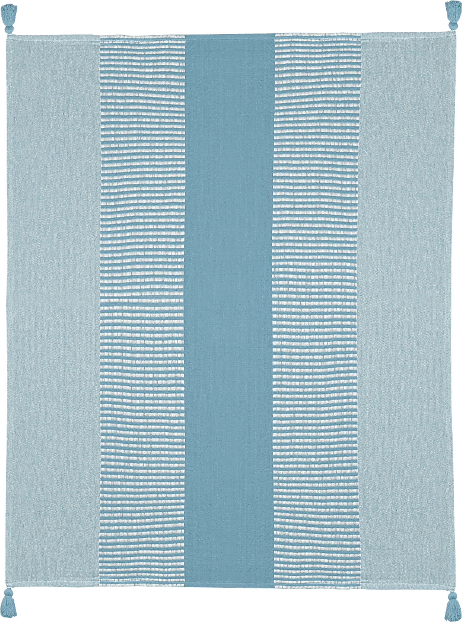 Ringdover Blue Throw Blanket - Image 1