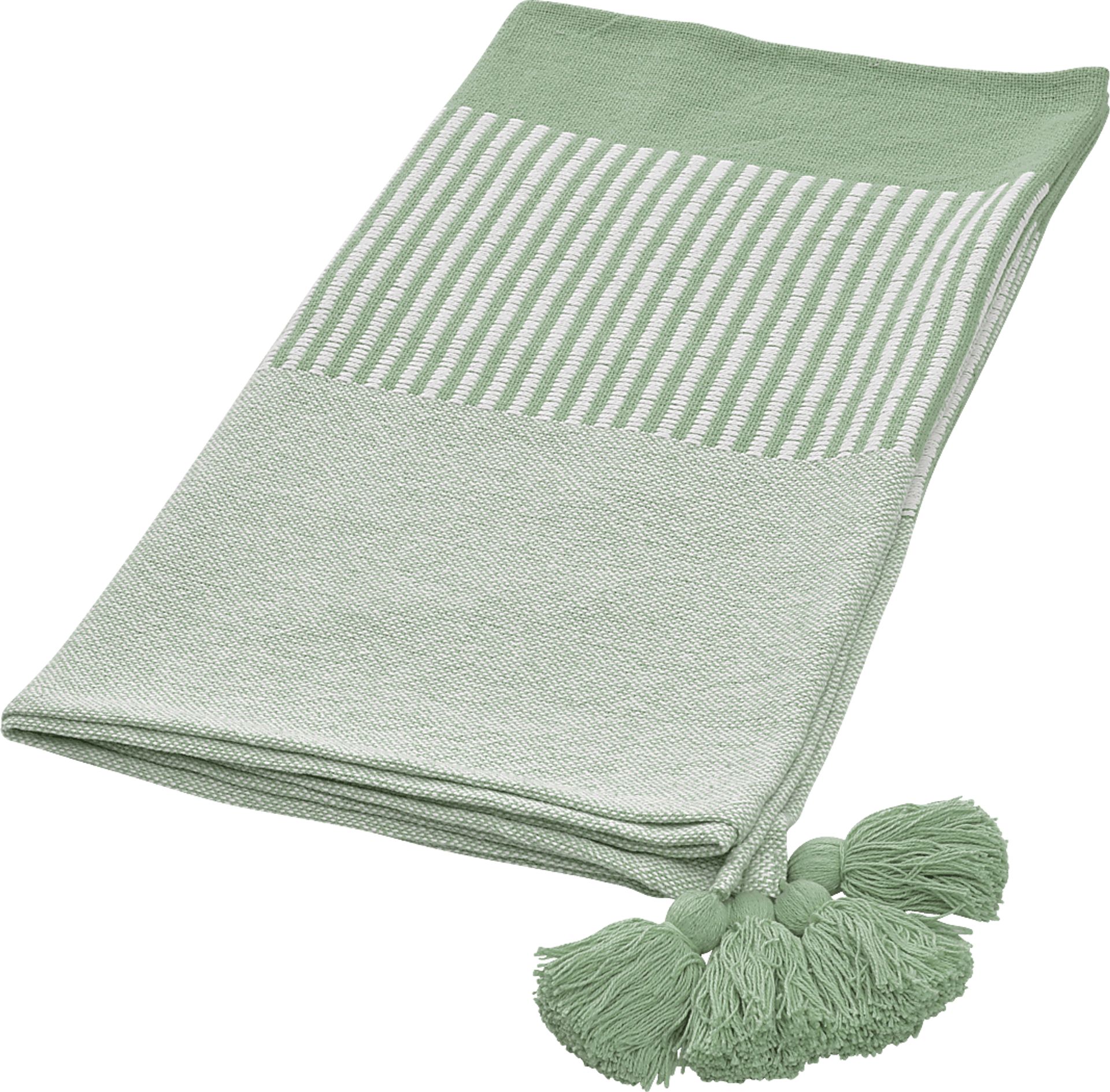 Ringdover Green Throw Blanket - Image 2