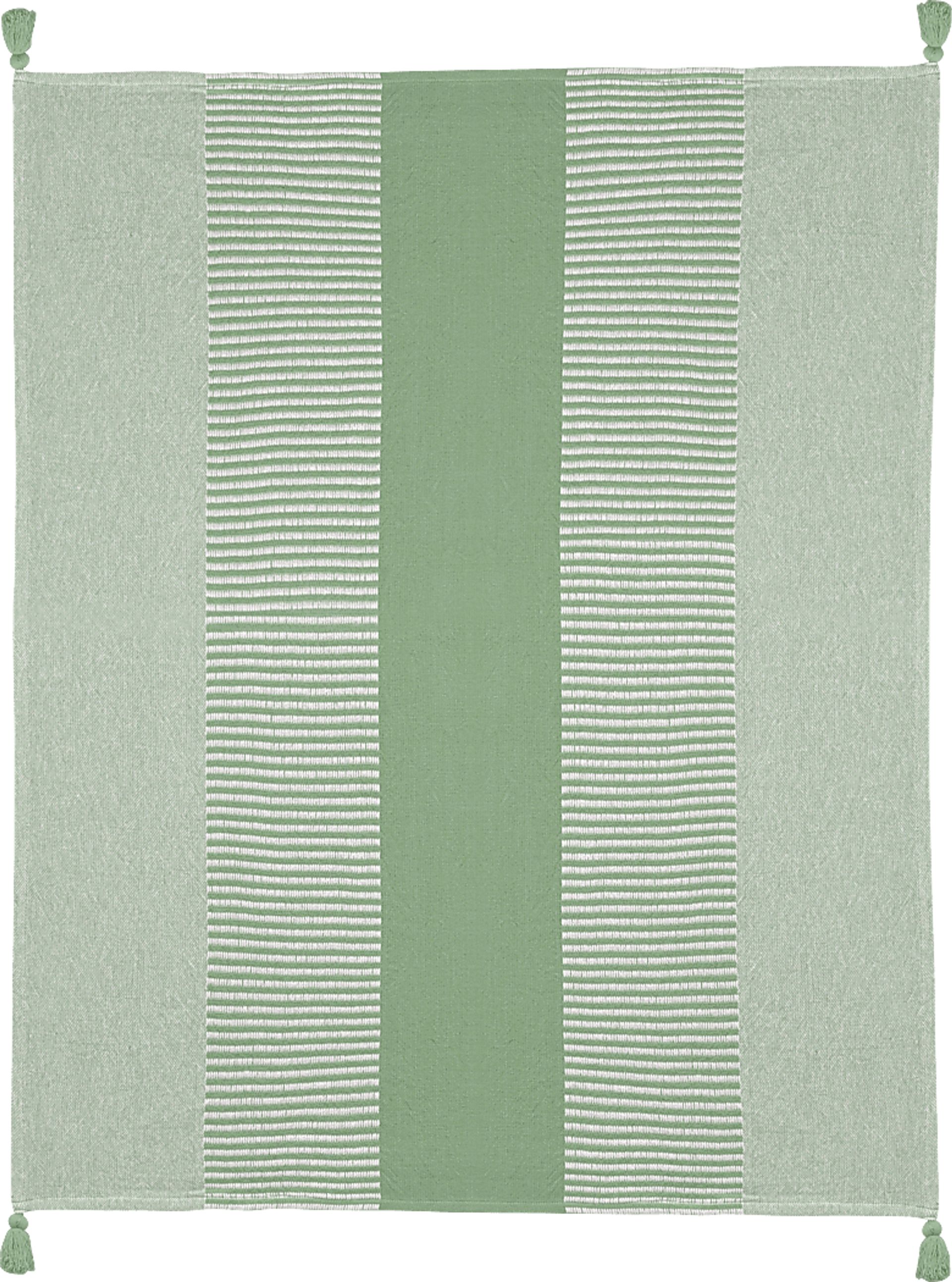 Ringdover Green Throw Blanket - Image 1