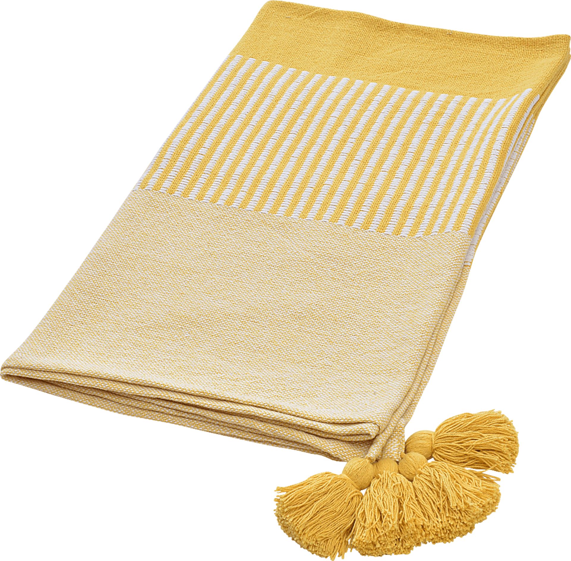 Ringdover Yellow Throw Blanket - Image 2