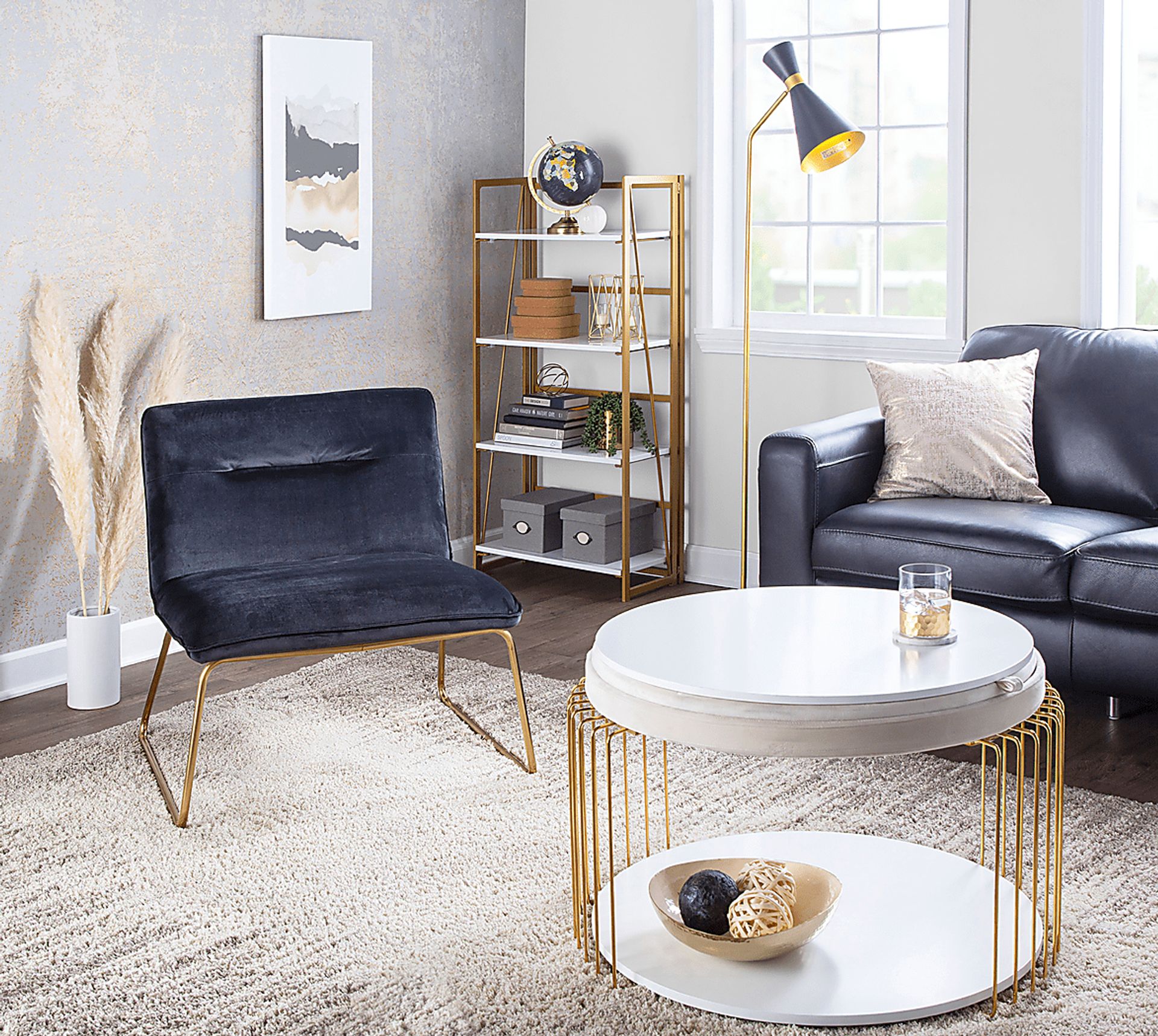 Ringsmith Black Accent Chair - Image 7