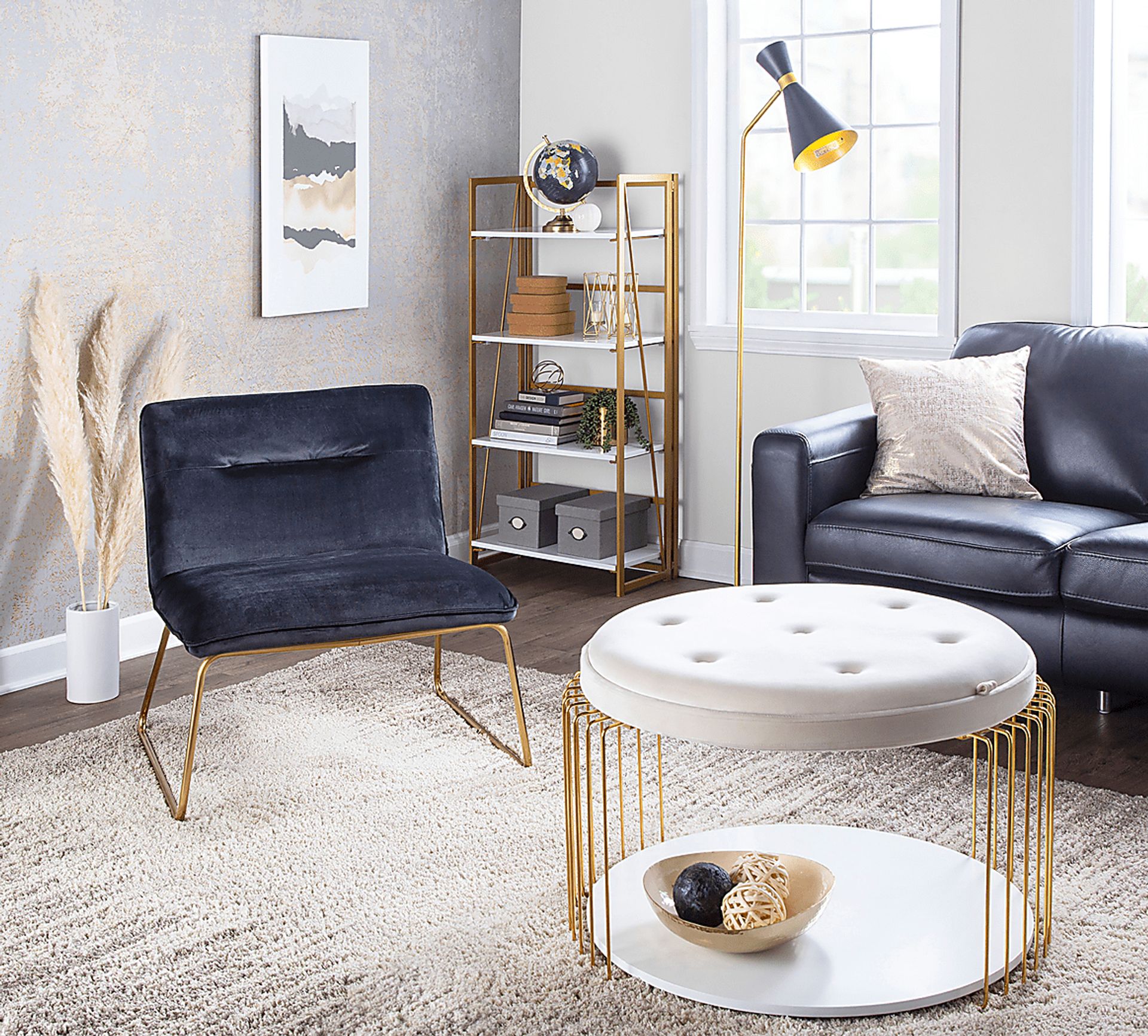 Ringsmith Black Accent Chair - Image 8