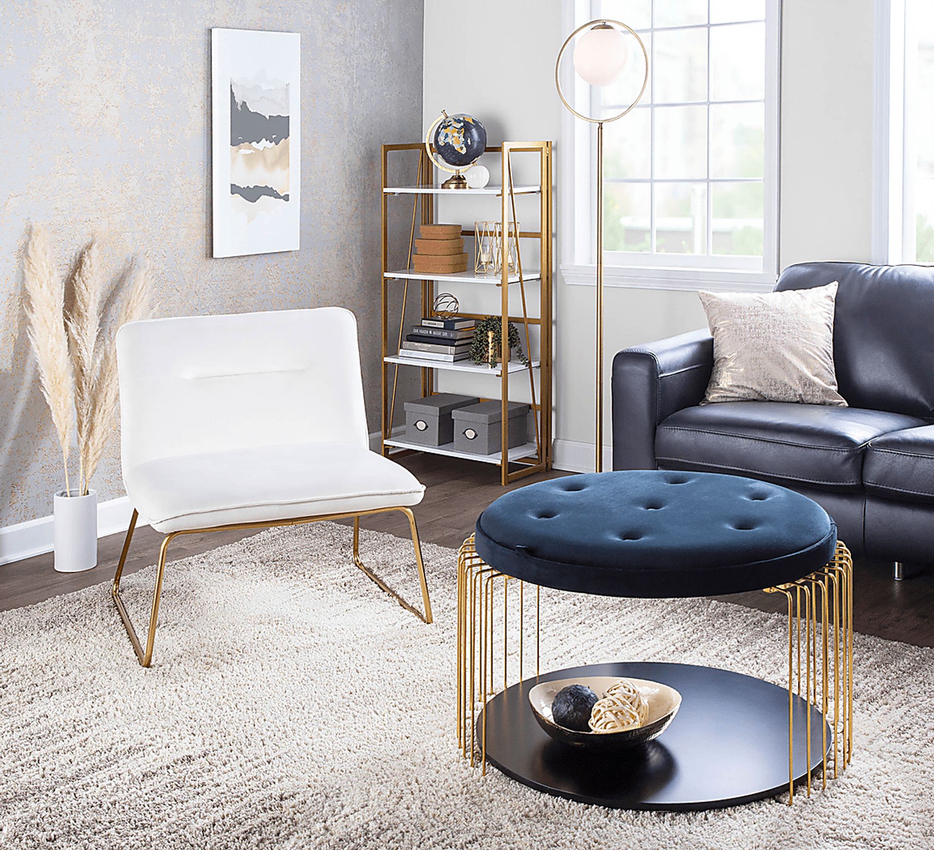 Ringsmith Cream Accent Chair - Image 7