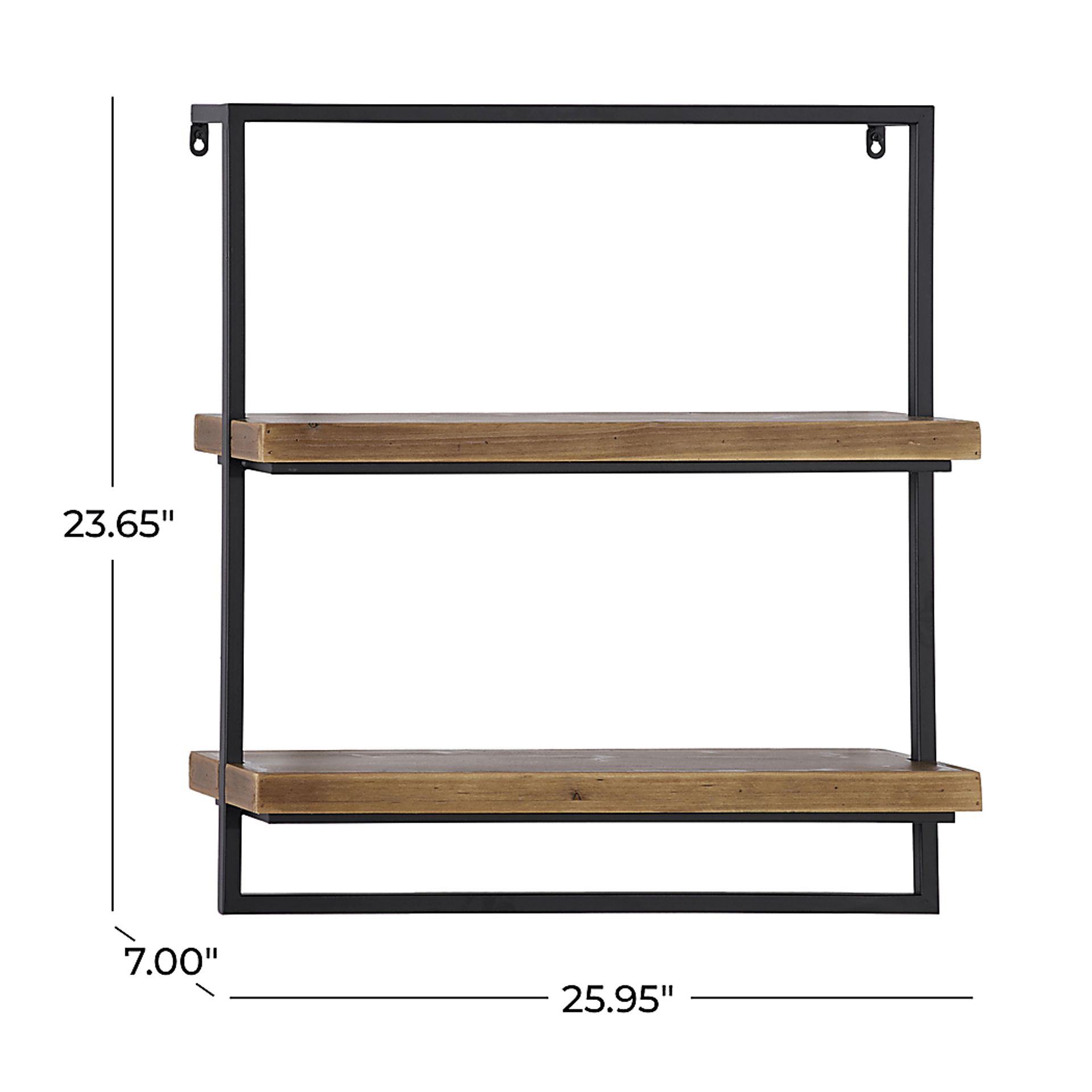 Rinoa Brown Wall Shelf - Image 5