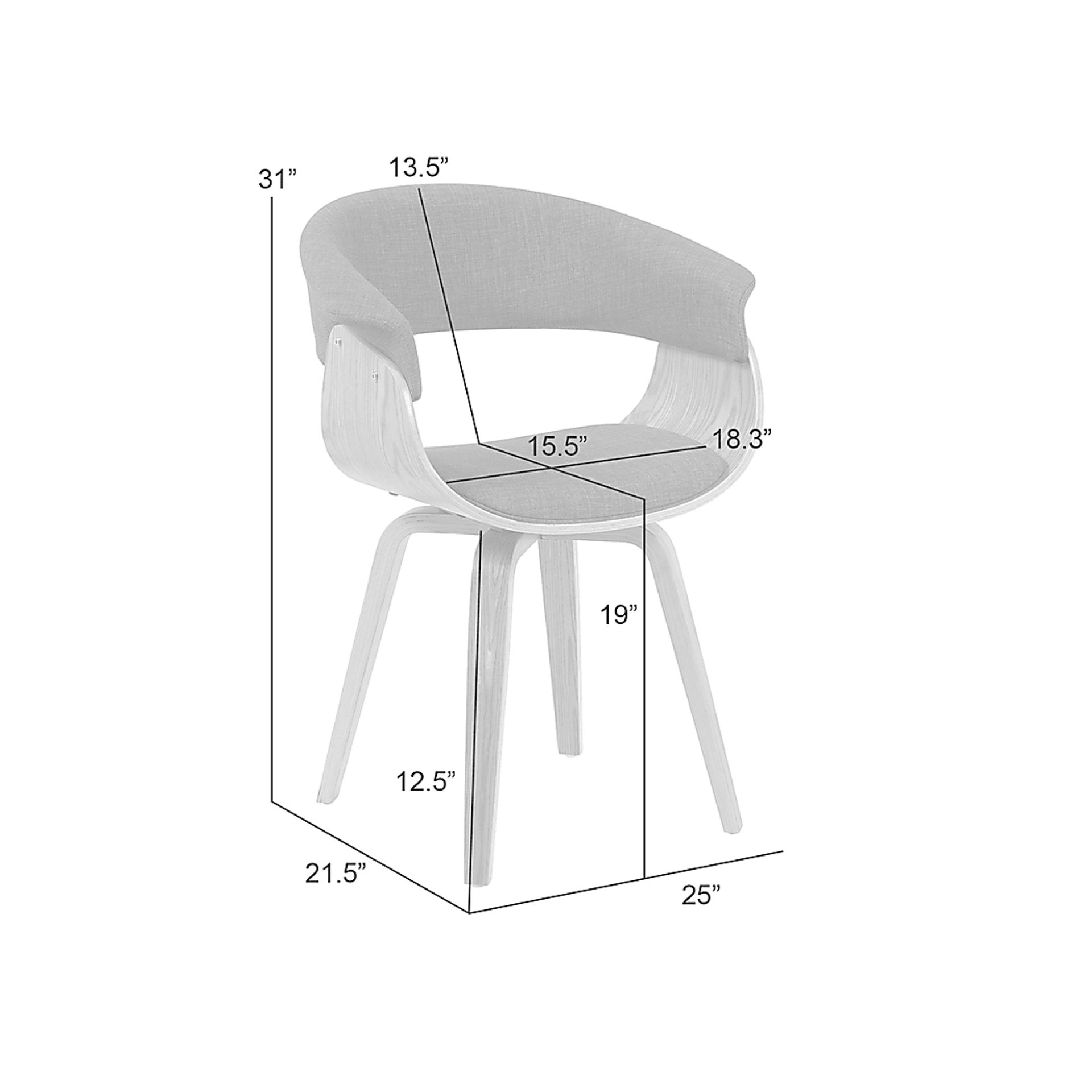 Rinoex Blue Arm Chair - Image 8