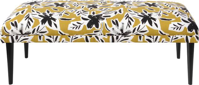 Riona Yellow Accent Bench - Thumbnail - Image 2