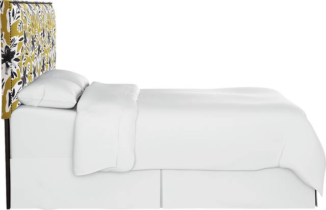 Riona Yellow Queen Upholstered Headboard - Thumbnail - Image 3