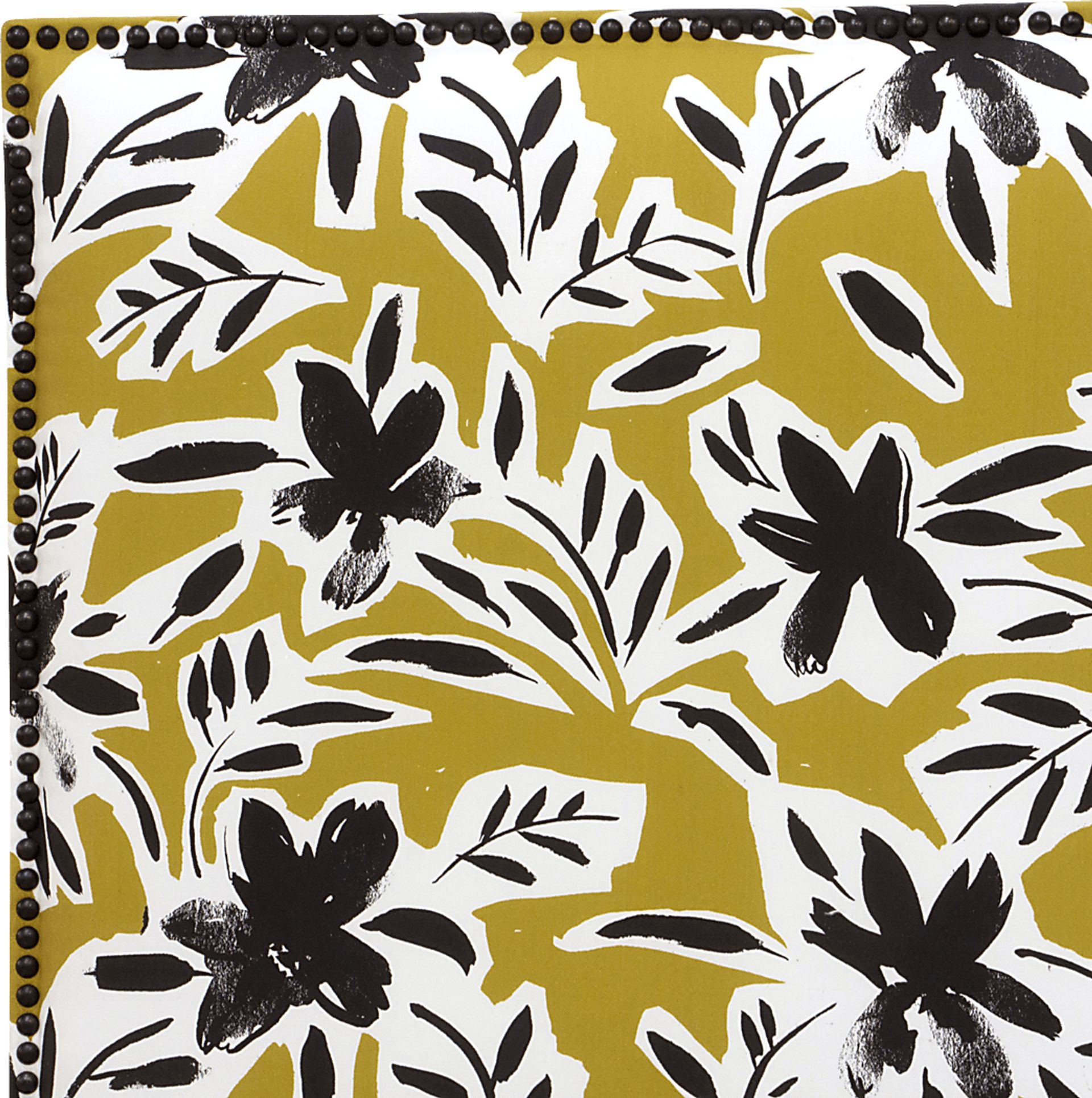 Riona Yellow Queen Upholstered Headboard - Image 4
