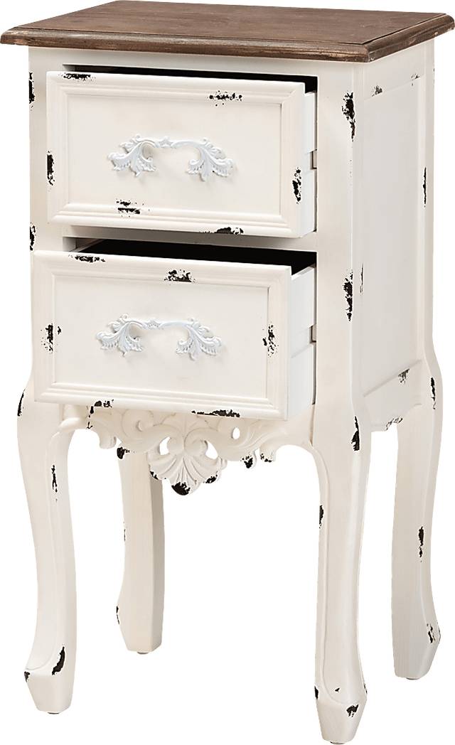 Ripplewood White Nightstand - Thumbnail - Image 5