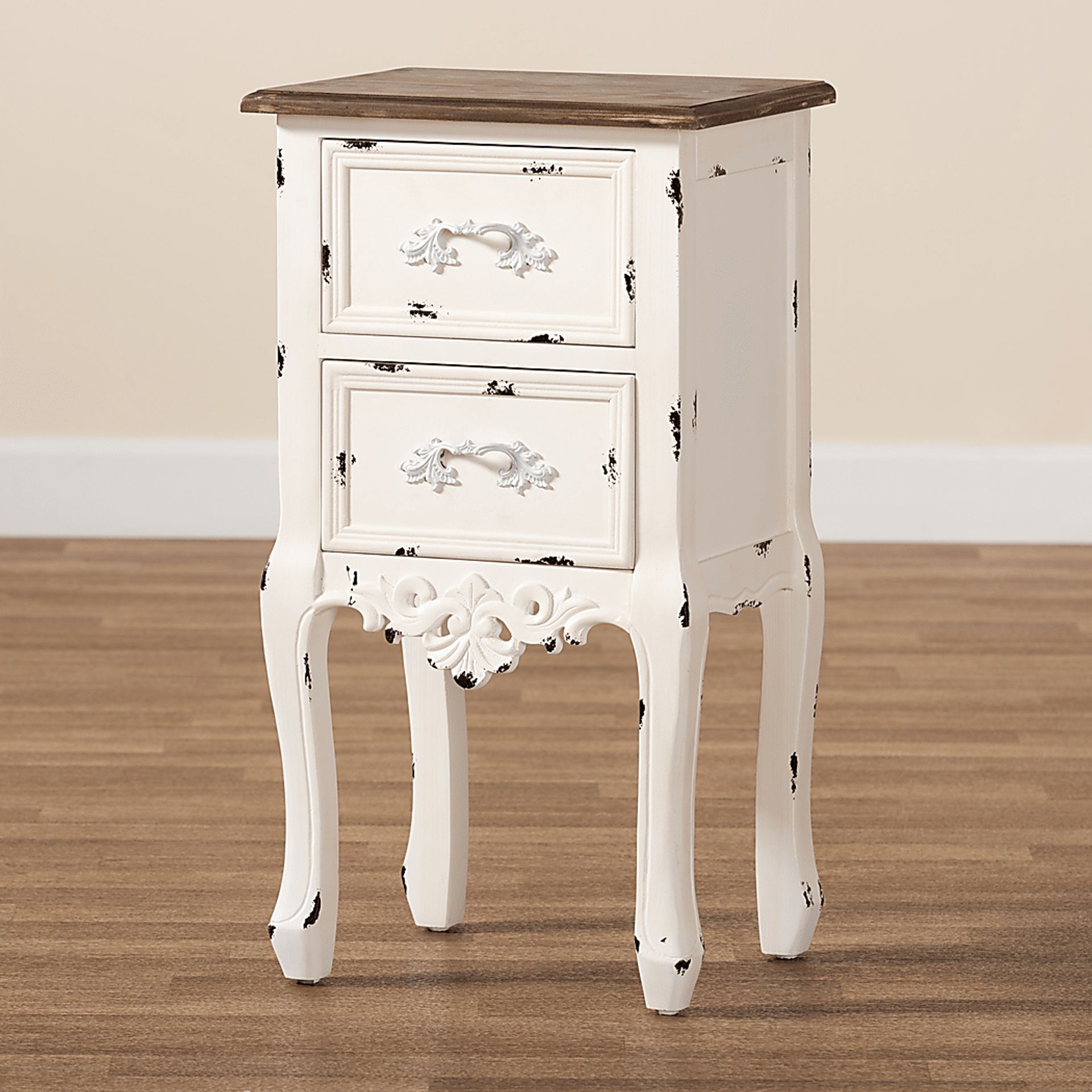 Ripplewood White Nightstand - Image 8
