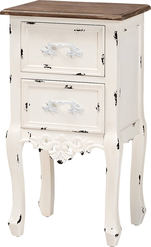 Ripplewood White Nightstand - Thumbnail - Image 1