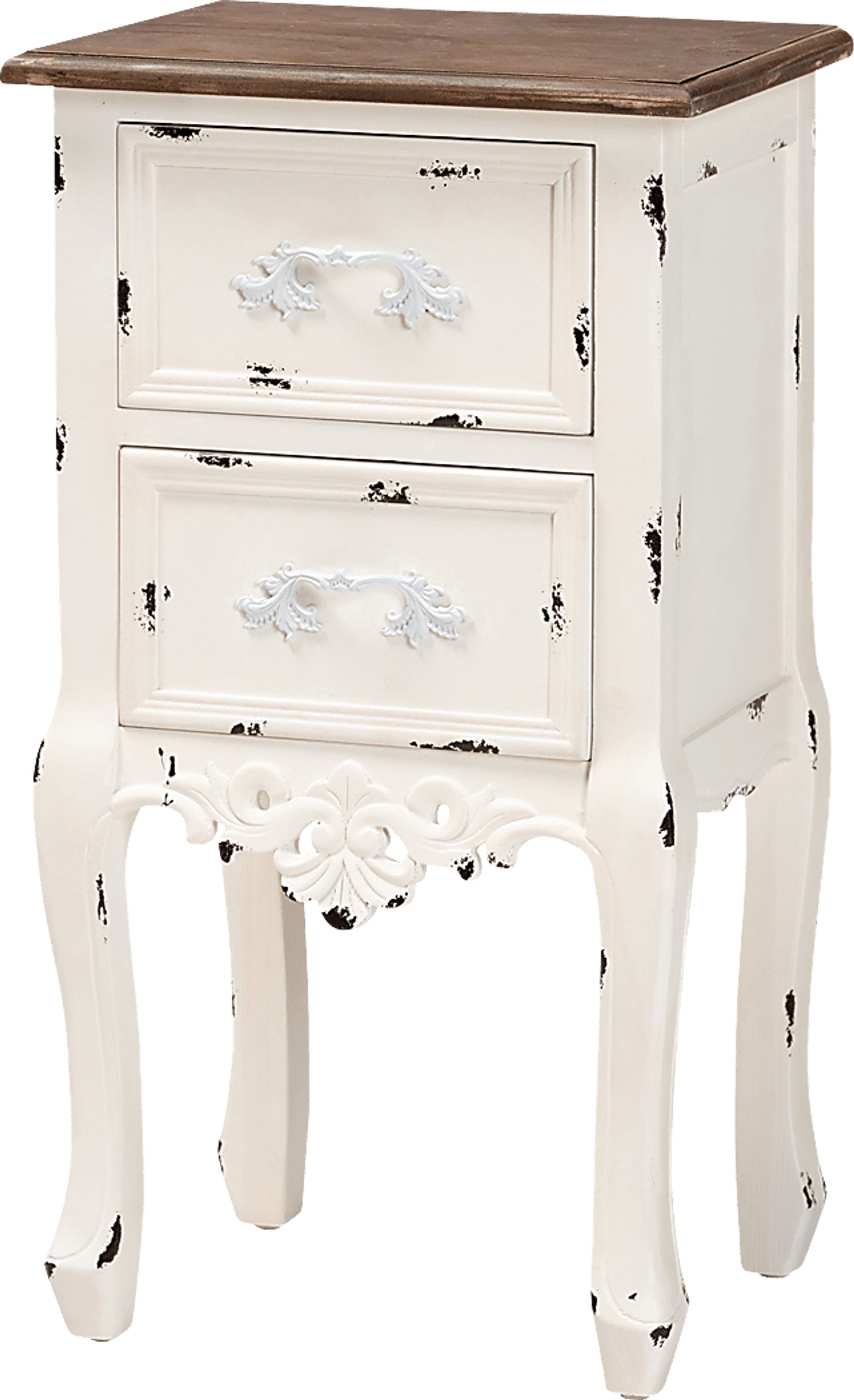 Ripplewood White Nightstand - Image 1