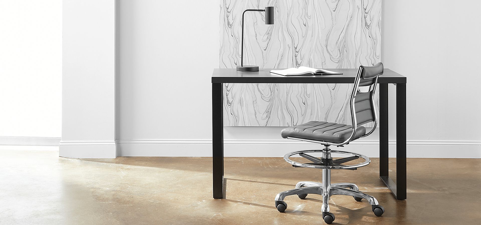 Rippondon Black Desk - Image 3