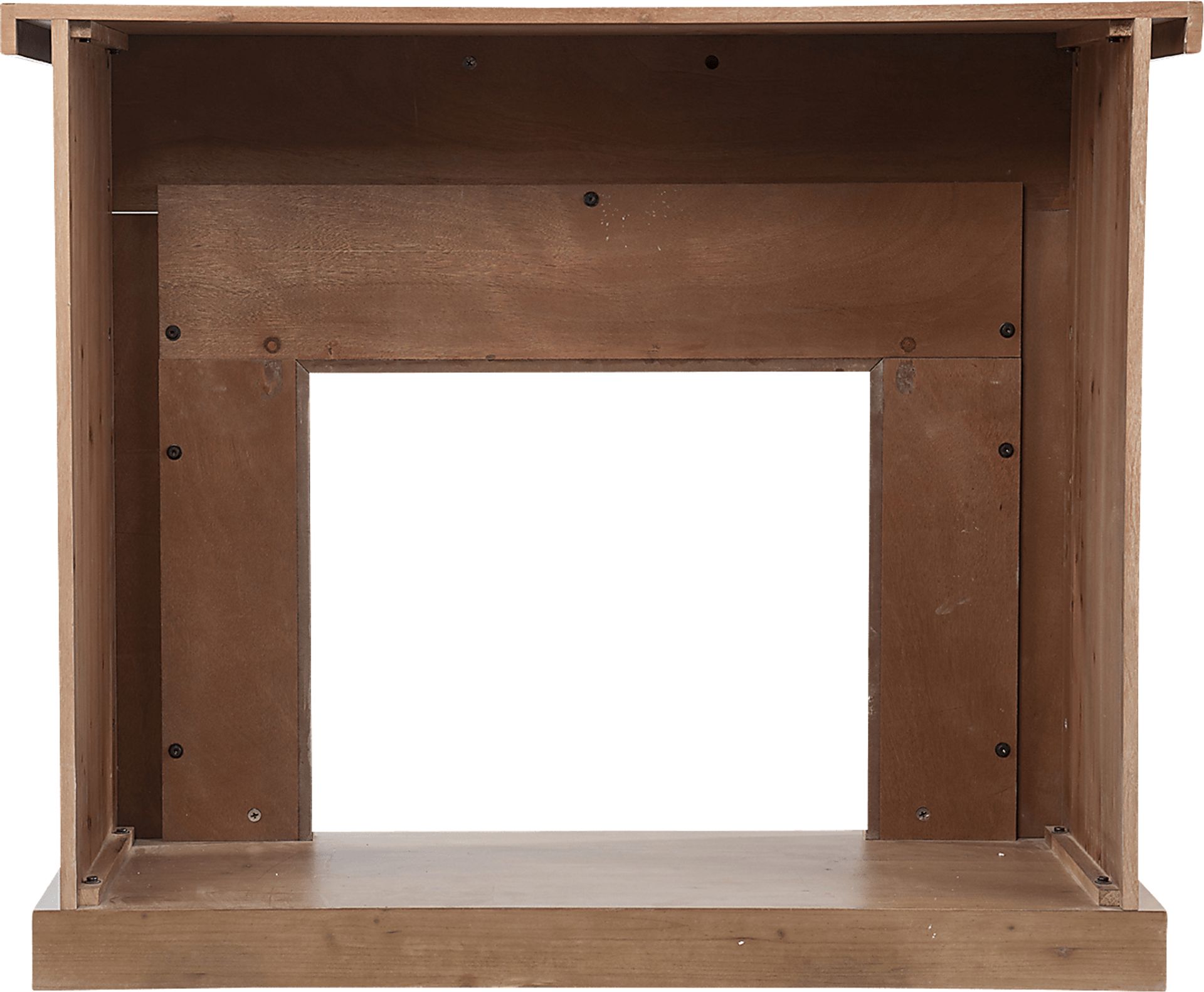 Rische Natural 45 in. Console with Electric Fireplace - Image 4