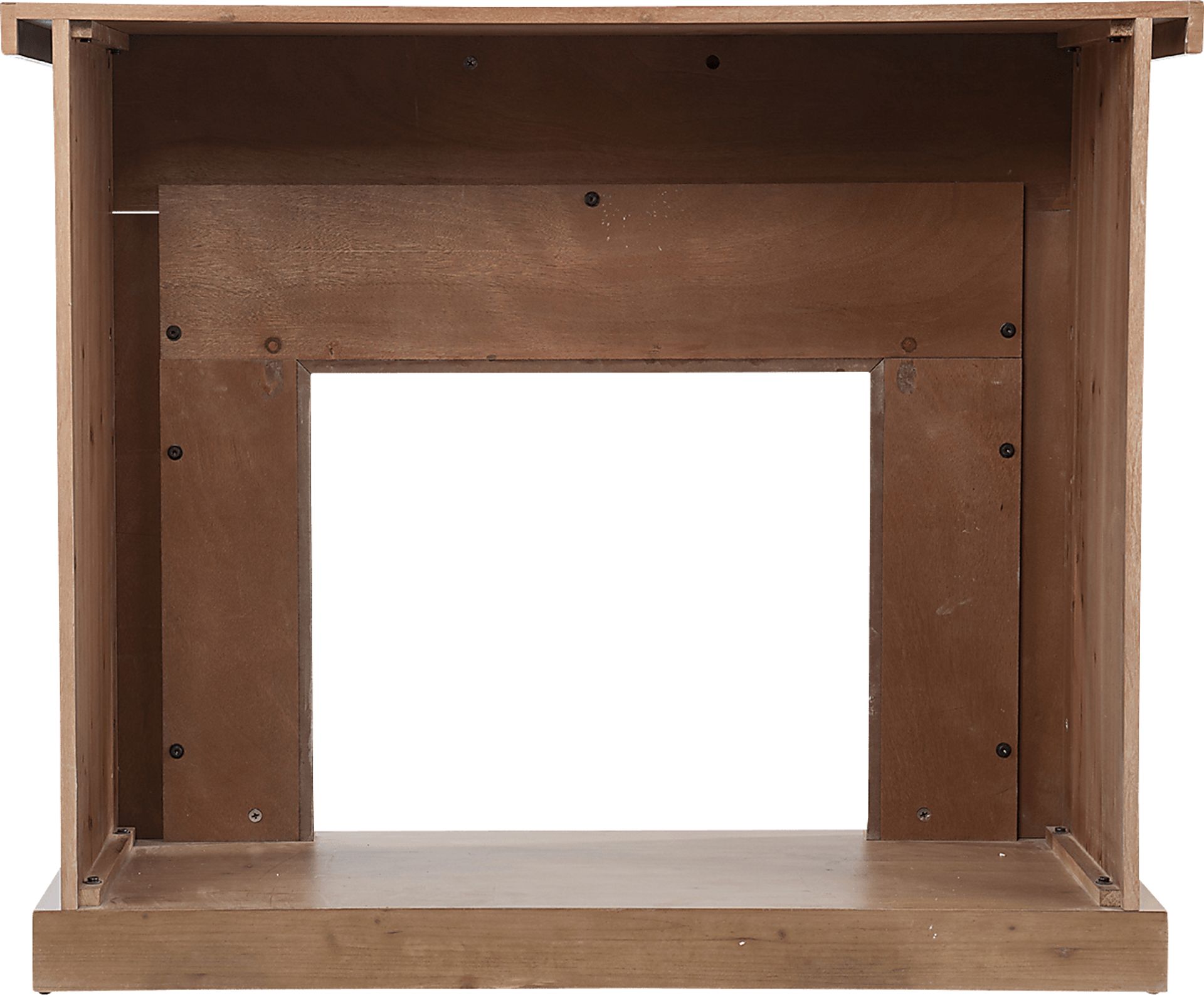 Rische Natural 45 in. Console with Electric Smart Fireplace - Image 4