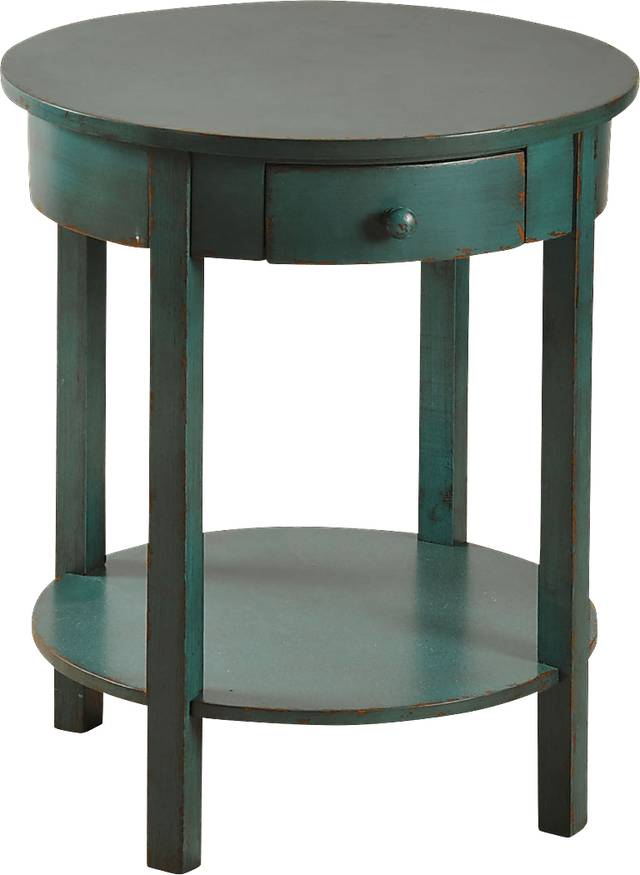 Risley Blue Side Table - Thumbnail - Image 1