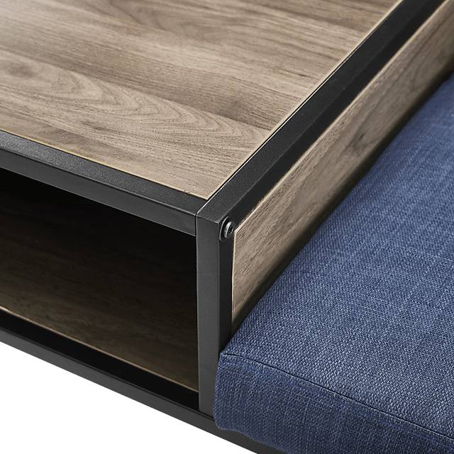 Rison Blue Accent Bench - Thumbnail - Image 3