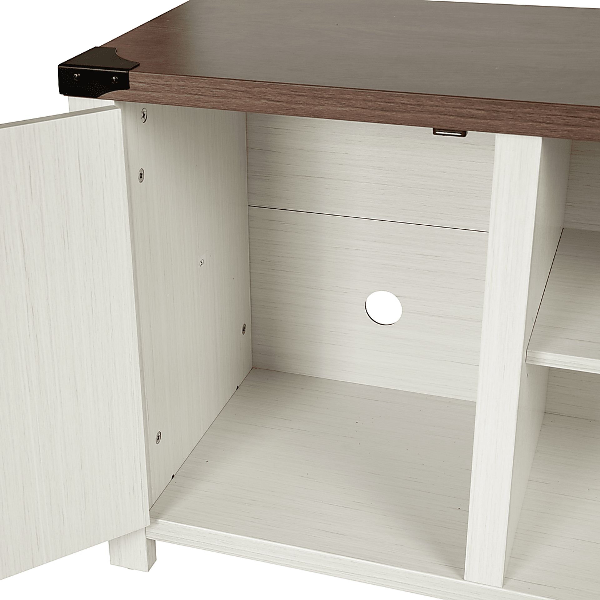 Rithera White 59 TV Console - Image 6
