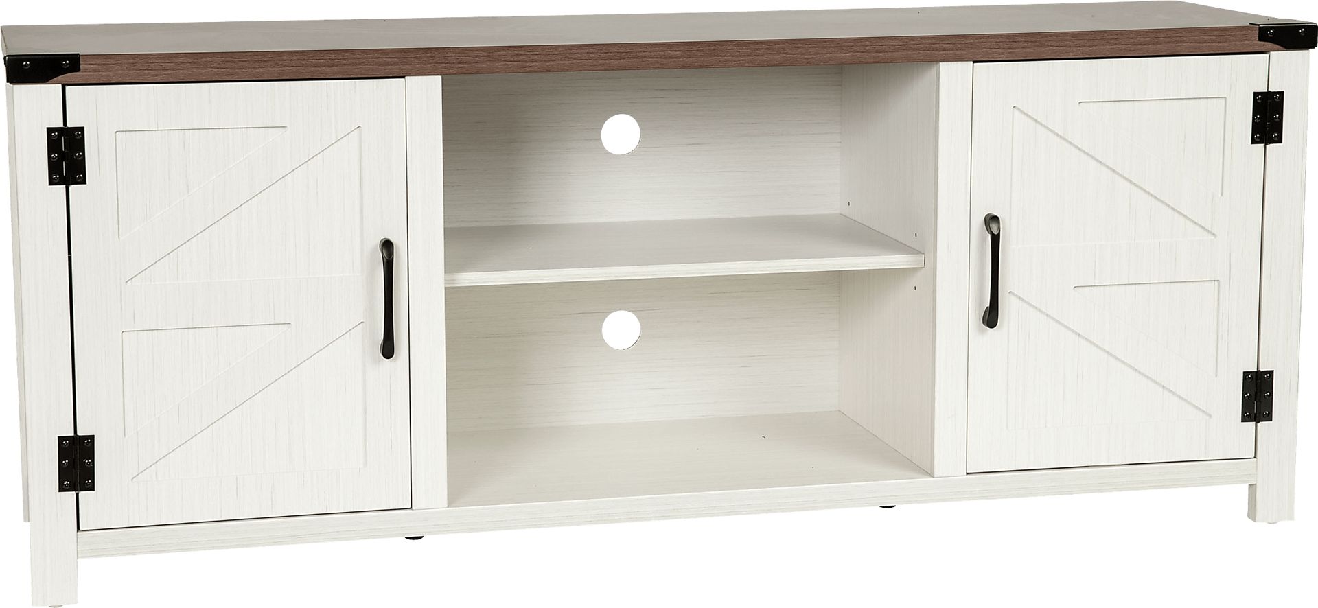 Rithera White 59 TV Console - Image 1
