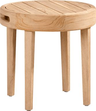 Riva Blonde Outdoor End Table
