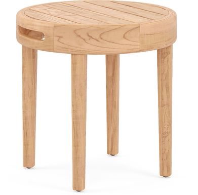 Riva Blonde Outdoor End Table