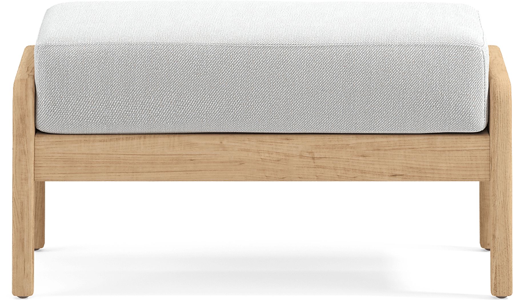 Riva Blonde Outdoor Ottoman