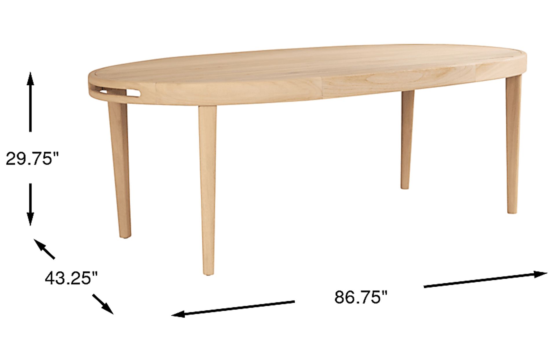 Dimension Image. Please refer to the Dimension Tab on this page for dimension details.