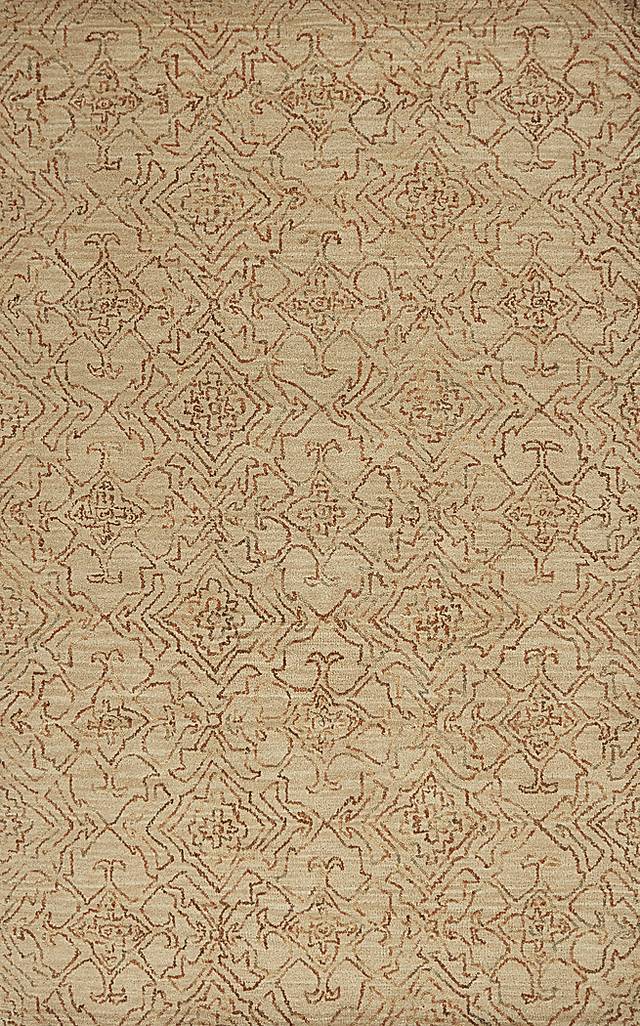 Rivan Beige 7'6 x 9'6 Rug - Thumbnail - Image 1