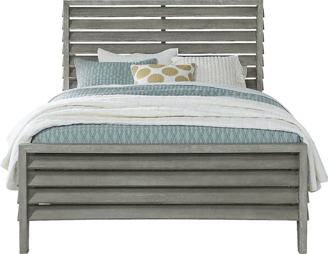 River Falls Light Gray 5 Pc King Slat Bedroom - Thumbnail - Image 2