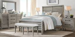 3 pc queen slat bed