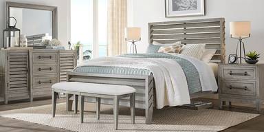 3 pc queen slat bed