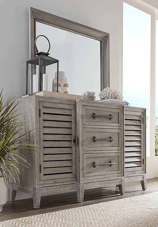 River Falls Light Gray Dresser - Thumbnail - Image 2