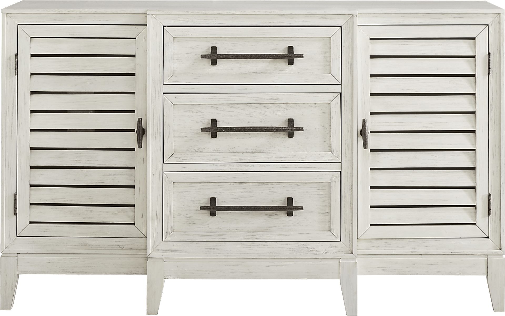River Falls White 5 Pc King Slat Bedroom - Image 5