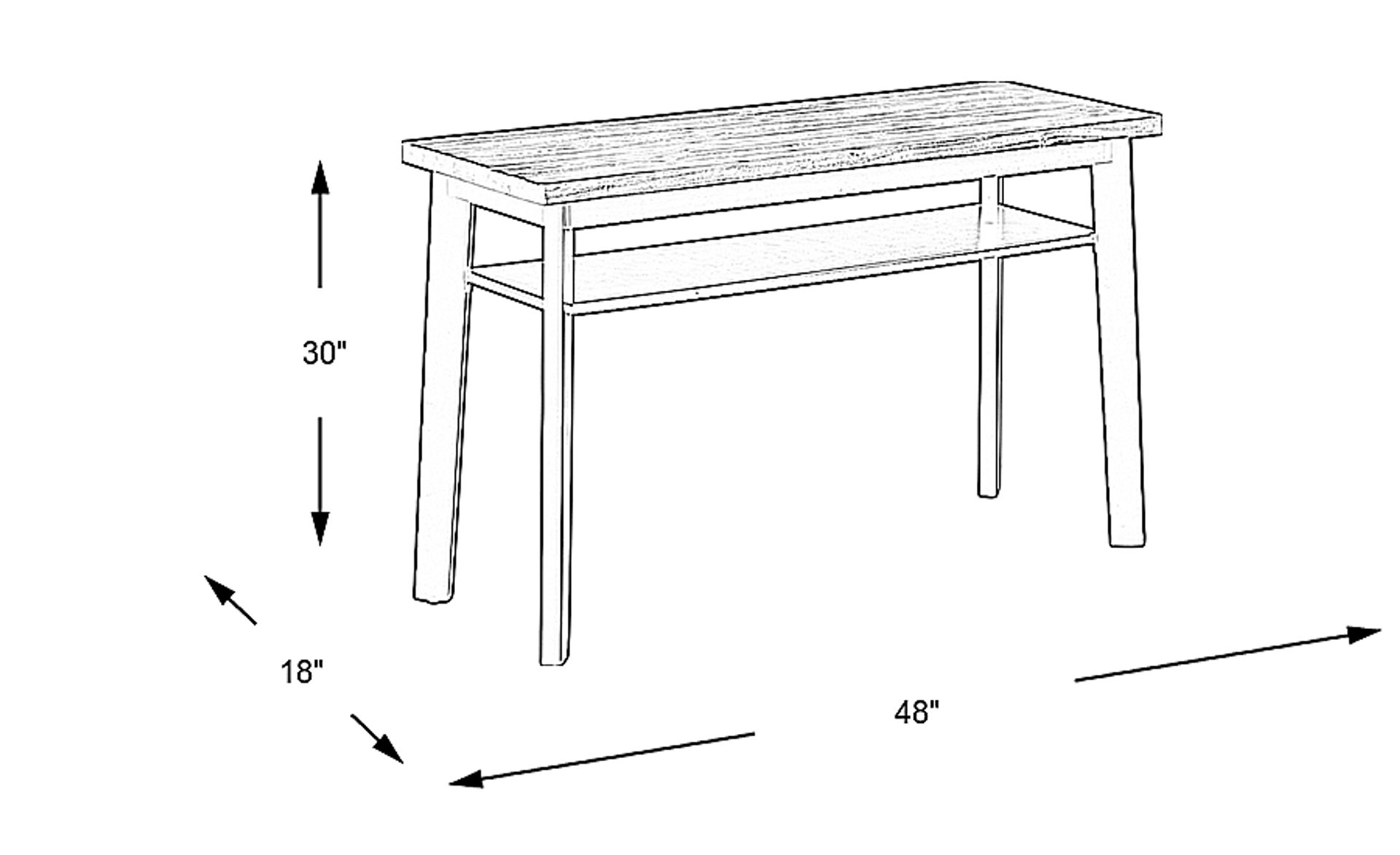 Dimension Image. Please refer to the Dimension Tab on this page for dimension details.