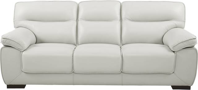 River Place Ice Leather Sofa - Thumbnail - Image 1
