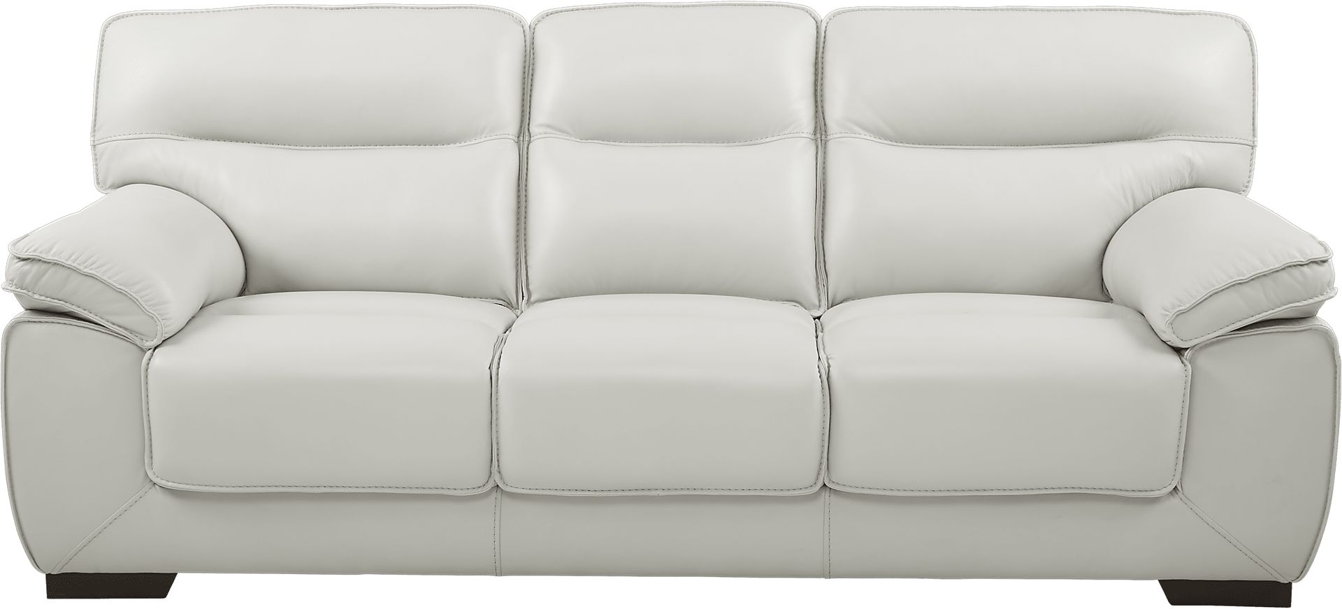 River Place Ice Leather Sofa - Image 1