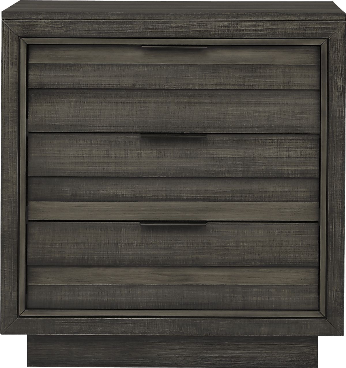 River Street Graphite Black 3 Drawer Chest Rooms to Go