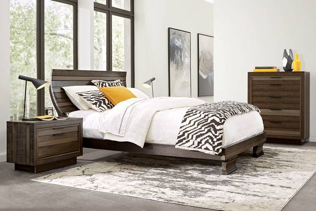 River Street Graphite 5 Pc King Scoop Bedroom - Thumbnail - Image 1